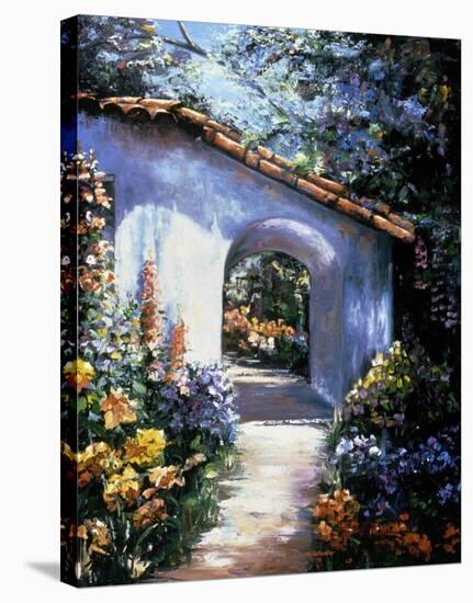 Summer Garden-Mary Schaefer-Stretched Canvas