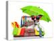 Summer Holiday Dog-Javier Brosch-Premier Image Canvas