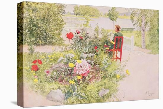 Summer in Sundborn, 1913, from a Commercially Printed Portfolio, Published in 1939-Carl Larsson-Premier Image Canvas