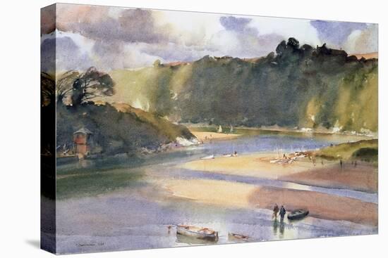 Summer in the Estuary, Devon, (W/C)-Trevor Chamberlain-Premier Image Canvas