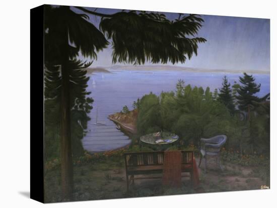 Summer Night at the Oslofjord, 1926-Harald Sohlberg-Premier Image Canvas