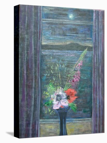 Summer Night (Bouquet in Window), 2013-Ruth Addinall-Premier Image Canvas