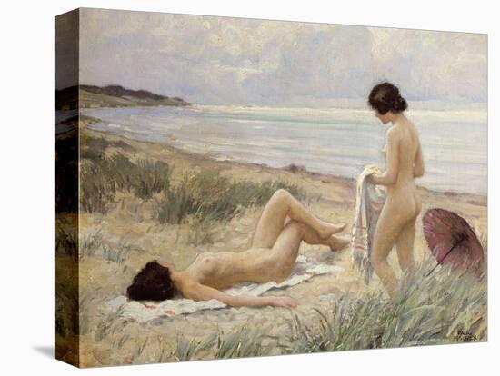 Summer on the Beach-Paul Fischer-Premier Image Canvas