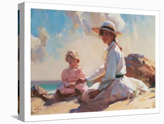 Summer on the Beach-unknown Townsend-Stretched Canvas