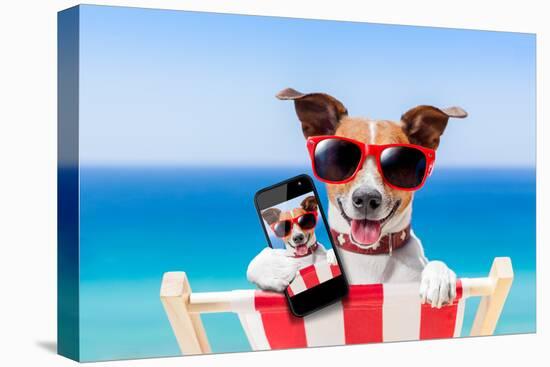 Summer Selfie Dog-Javier Brosch-Premier Image Canvas