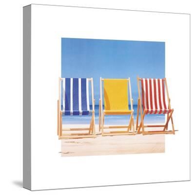 'Summer Stripes' Stretched Canvas Print Bernie Walsh