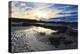 Summer Sunset over Bamburgh Beach Lighthouse, Bamburgh, Northumberland, England-Eleanor-Premier Image Canvas