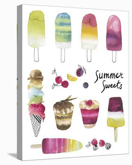 Summer Sweets-Sandra Jacobs-Stretched Canvas