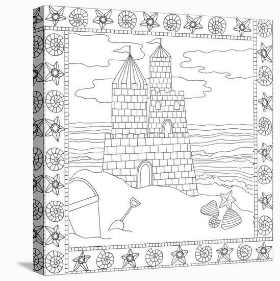 Summer Time Castle-Pam Varacek-Stretched Canvas