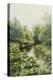 Summerday at the Stream-Peder Mork Monsted-Premier Image Canvas