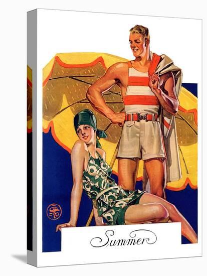 "Summertime, 1927,"August 27, 1927-Joseph Christian Leyendecker-Premier Image Canvas