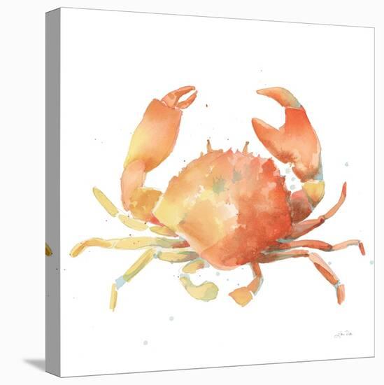 Summertime Crab-Katrina Pete-Stretched Canvas