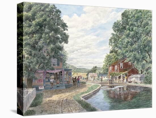 Summertime: Morris Canal-Stanton Manolakas-Premier Image Canvas
