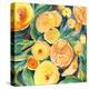 Summery Citrus-Kristy Rice-Stretched Canvas