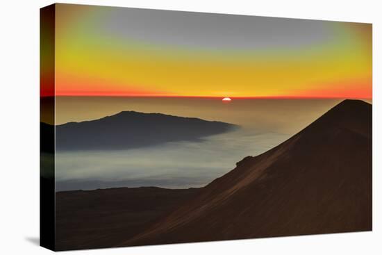 Summit area of Maunakea, Big Island, Hawaii, USA-Stuart Westmorland-Premier Image Canvas