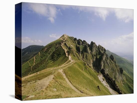 Summit of Puy De Sancy, Puy De Dome, Park Naturel Regional Des Volcans d'Auvergne, France-David Hughes-Premier Image Canvas