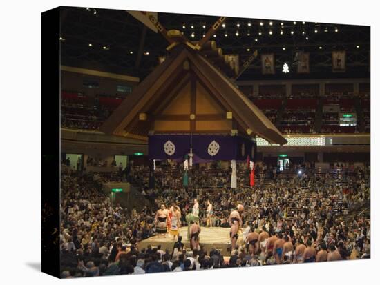 Sumo Wrestlers, Kokugikan Hall Stadium, Tokyo, Japan-Christian Kober-Premier Image Canvas