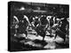 Sumo Wrestlers Performing a Ritual Dance Before a Demonstration Match-Bill Ray-Premier Image Canvas