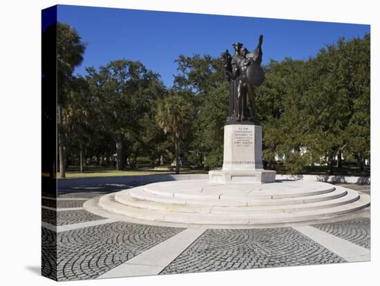 Sumter Monument in the Battery, White Point Gardens, Charleston, South Carolina-Richard Cummins-Premier Image Canvas