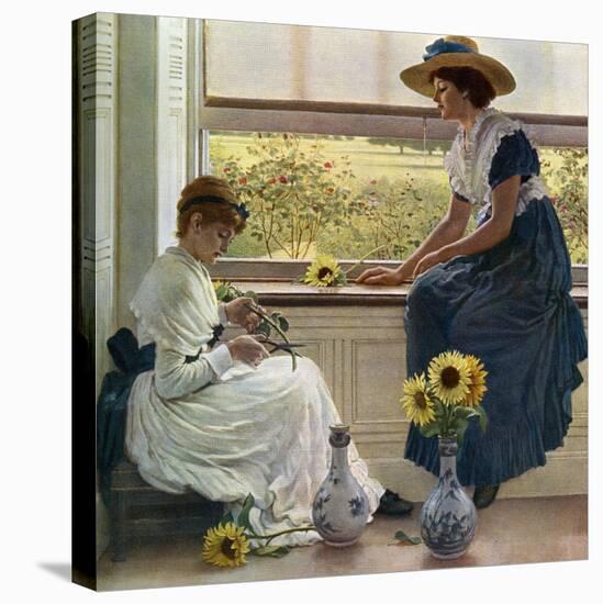 Sun and Moon Flowers, 1890-George Dunlop Leslie-Premier Image Canvas