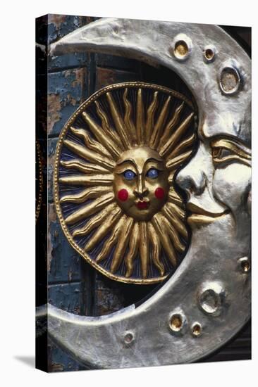 Sun and Moon Venetian Carnival Masks, Italy-Lee Frost-Premier Image Canvas