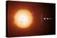 Sun And Planets, Size Comparison-Detlev Van Ravenswaay-Premier Image Canvas