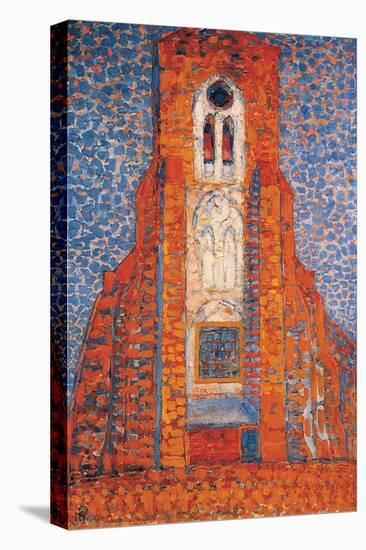 Sun, Church in Zeeland; Zoutelande Church Facade-Piet Mondrian-Premier Image Canvas