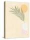 Sun Palm II Blush-Moira Hershey-Stretched Canvas