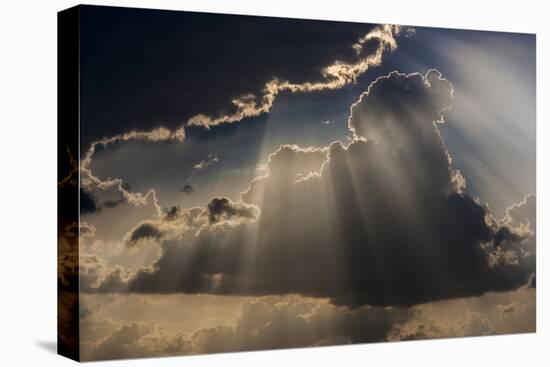 Sun rays and clouds, Togo, Africa-Art Wolfe-Premier Image Canvas