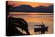 Sun Rise over the Lagoon of Sant'Antioco, Sardinia, Italy, Mediterranean, Europe-Oliviero Olivieri-Premier Image Canvas