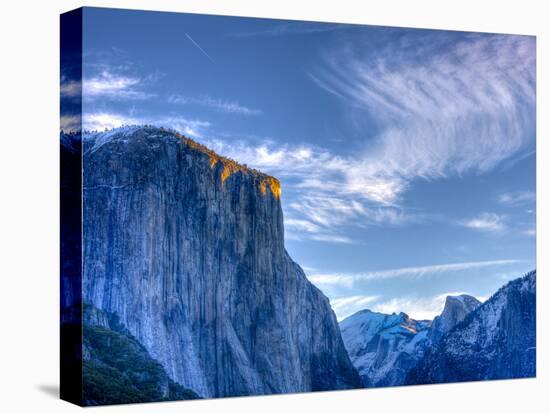 Sun Rises, First Light on Top of El Capitan, Yosemite, California, USA-Tom Norring-Premier Image Canvas