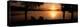 Sun Rising over Lake Placid, New York-null-Stretched Canvas