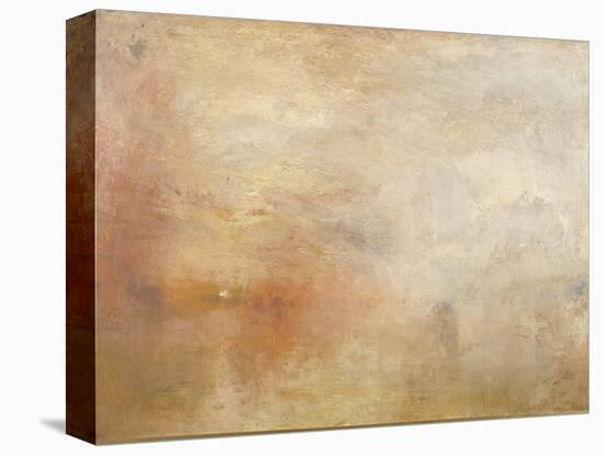 Sun Setting over a Lake-JMW Turner-Premier Image Canvas