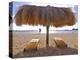 Sun Umbrella on Reduit Beach, Rodney Bay, St.. Lucia, Windward Islands, West Indies-null-Premier Image Canvas