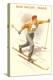 Sun Valley, Idaho, Cross Country Skier-null-Stretched Canvas