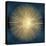 Sunburst Gold on Blue I-Abby Young-Stretched Canvas