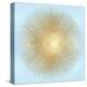 Sunburst Gold on Light Blue I-Abby Young-Stretched Canvas