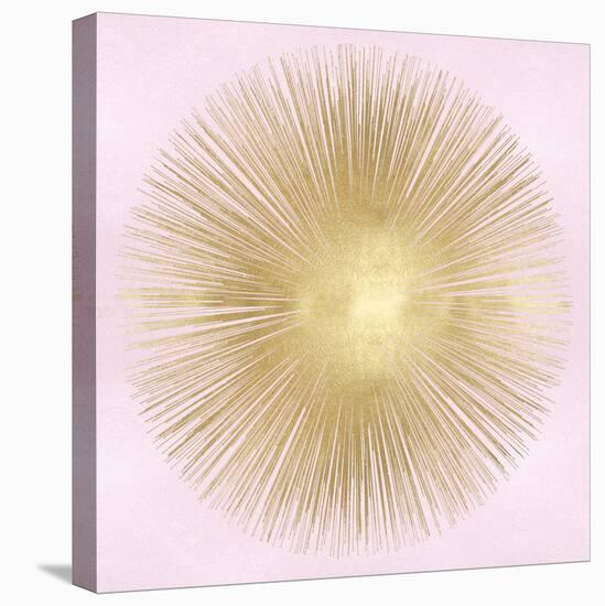 Sunburst Gold on Pink Blush I-Abby Young-Stretched Canvas