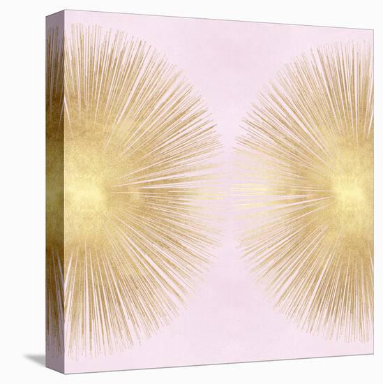 Sunburst Gold on Pink Blush II-Abby Young-Stretched Canvas