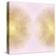 Sunburst Gold on Pink Blush II-Abby Young-Stretched Canvas