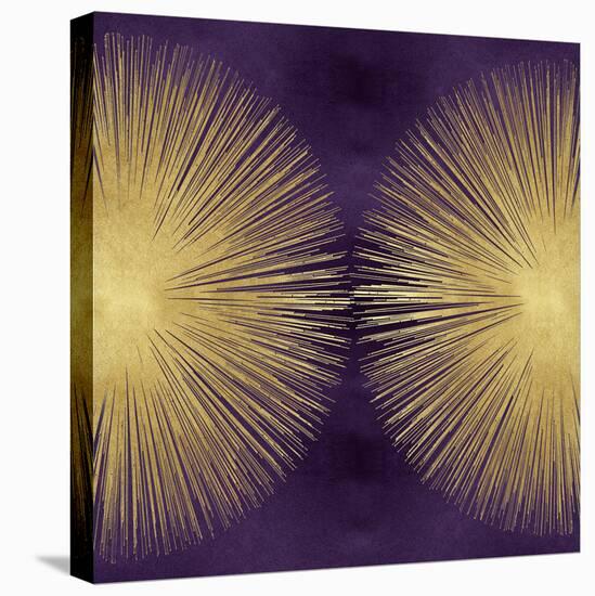 Sunburst Gold on Purple II-Abby Young-Stretched Canvas