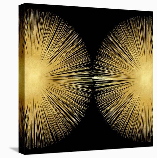 Sunburst on Black II-Abby Young-Stretched Canvas