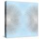 Sunburst Silver on Blue II-Abby Young-Stretched Canvas