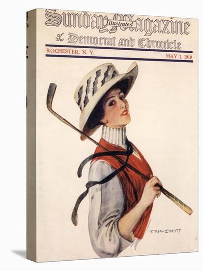 Sunday Magazine, Golf Womens Hats Portraits Magazine, USA, 1910-null-Premier Image Canvas