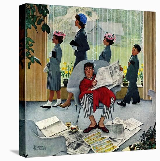 "Sunday Morning", May 16,1959-Norman Rockwell-Premier Image Canvas