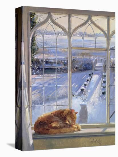 Sundial and Cat-Timothy Easton-Premier Image Canvas