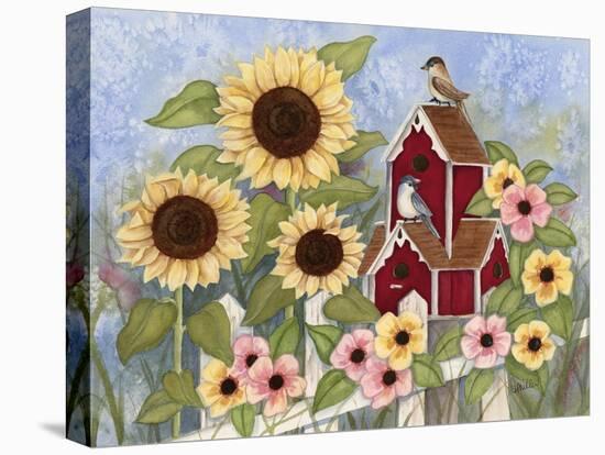 Sunflower Birdhouse-Tracy Miller-Premier Image Canvas