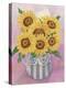 Sunflowers, 1998-Linda Benton-Premier Image Canvas