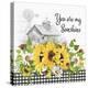 Sunflowers and Lady Bugs 5-Jean Plout-Premier Image Canvas