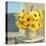 Sunflowers by the Sea Crop Light-Danhui Nai-Stretched Canvas